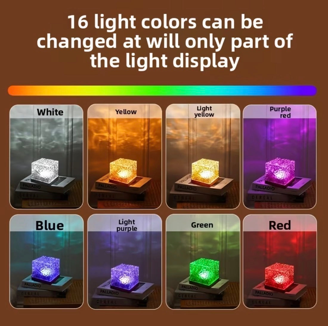 Led Cube ocean wave projector
