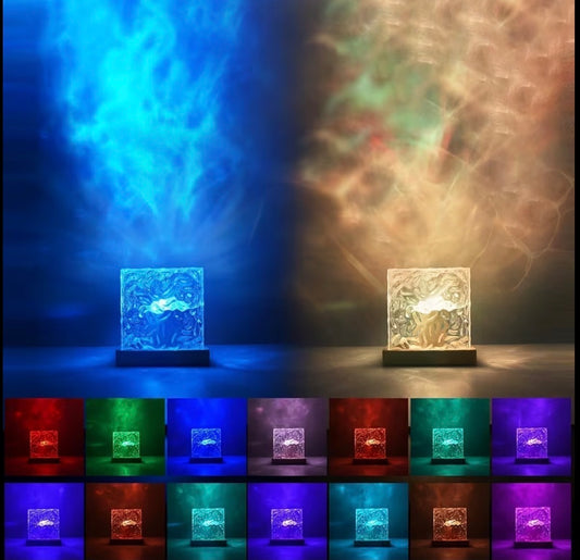 Led Cube ocean wave projector