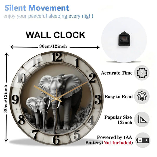 30x30cm Round Wall Clock that is a Straightforward and Honest Product Offering