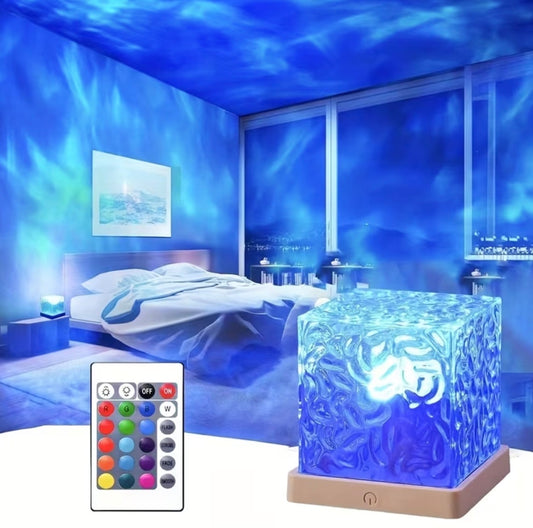 Led Cube ocean wave projector