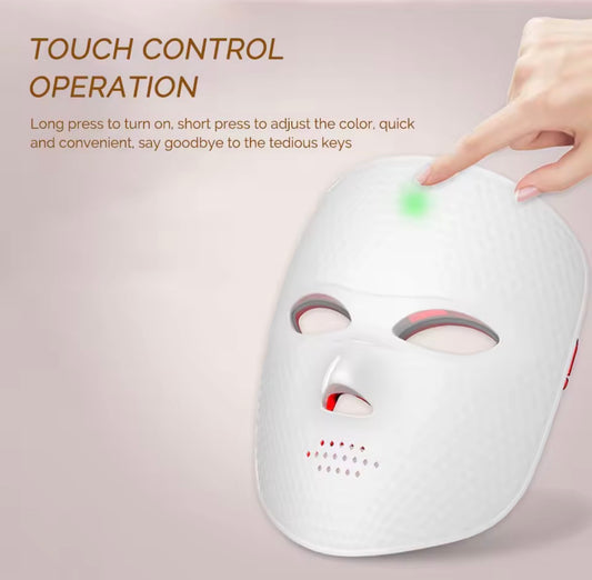 Wireless LED Mask 7 Color LED Face Mask Photon Skin Firming Anti Aging Rejuvenation Beauty Mask Machine