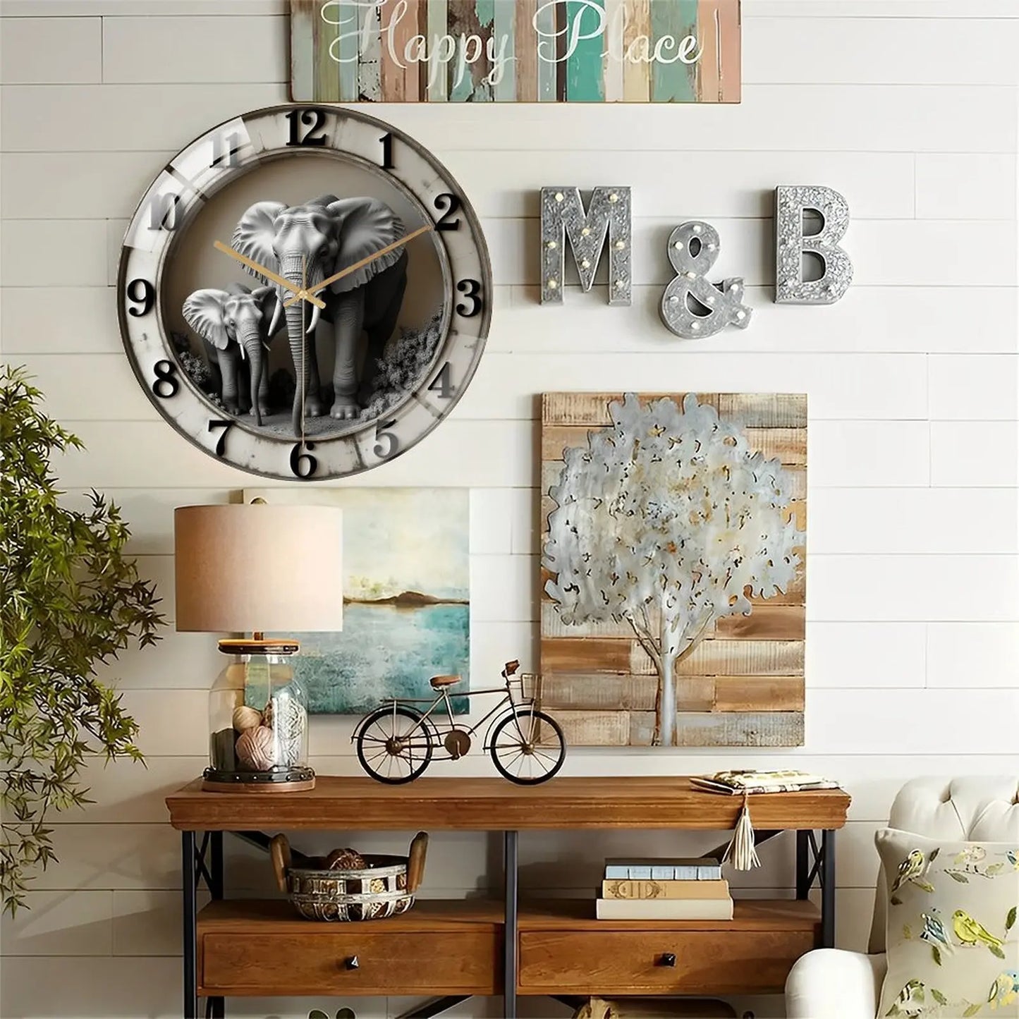 30x30cm Round Wall Clock that is a Straightforward and Honest Product Offering