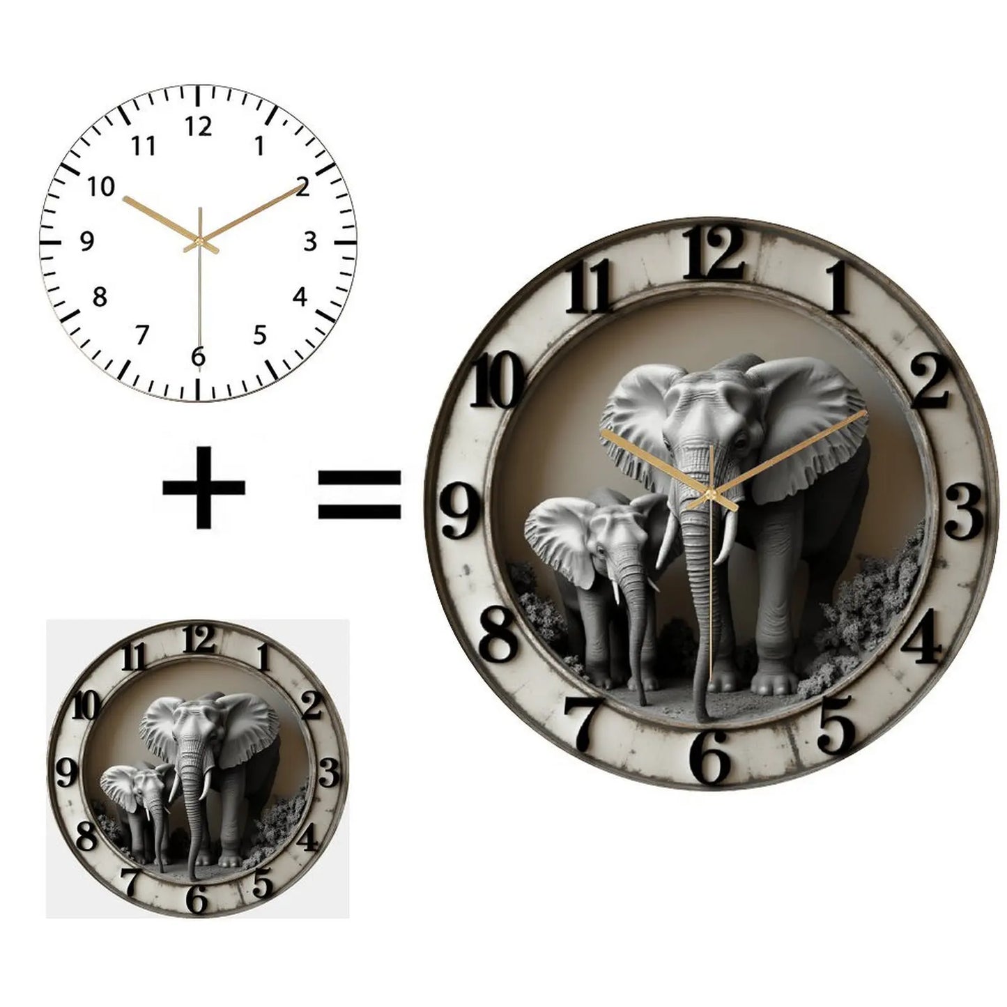 30x30cm Round Wall Clock that is a Straightforward and Honest Product Offering