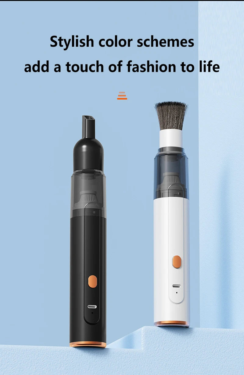 Mini Handheld Vacuum Cleaner 3-in-1 Suction/Blow/Water Absorption Strong Suction Portable for Car Coffee Powder Desktop Cleaning