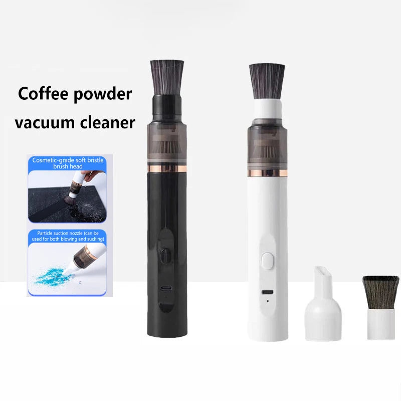 Mini Handheld Vacuum Cleaner 3-in-1 Suction/Blow/Water Absorption Strong Suction Portable for Car Coffee Powder Desktop Cleaning
